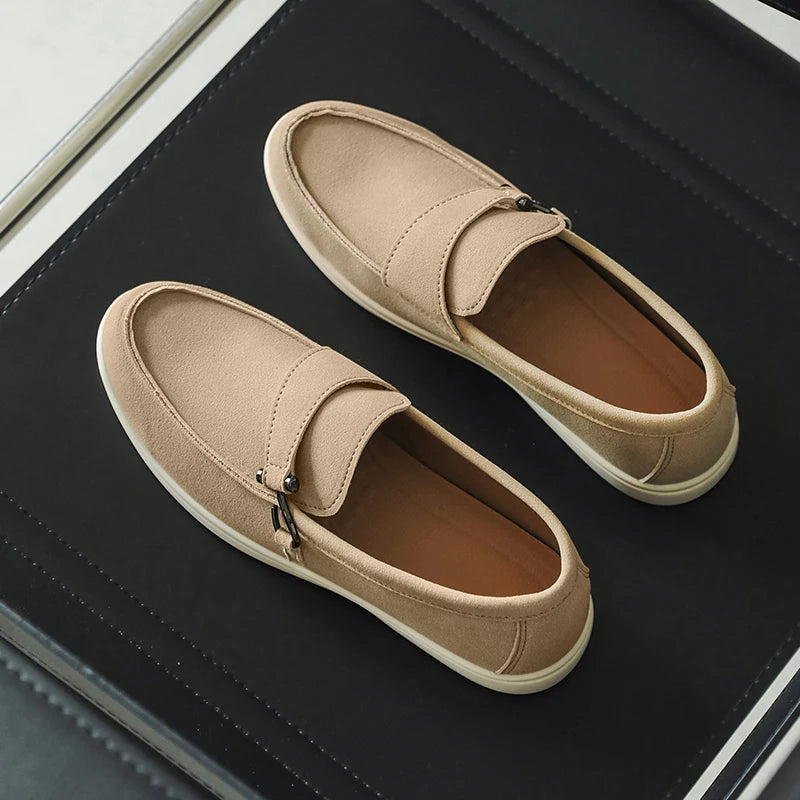 Men's Autumn Slip-On Loafers - Comfortable Soft Tennis & Driving Shoes