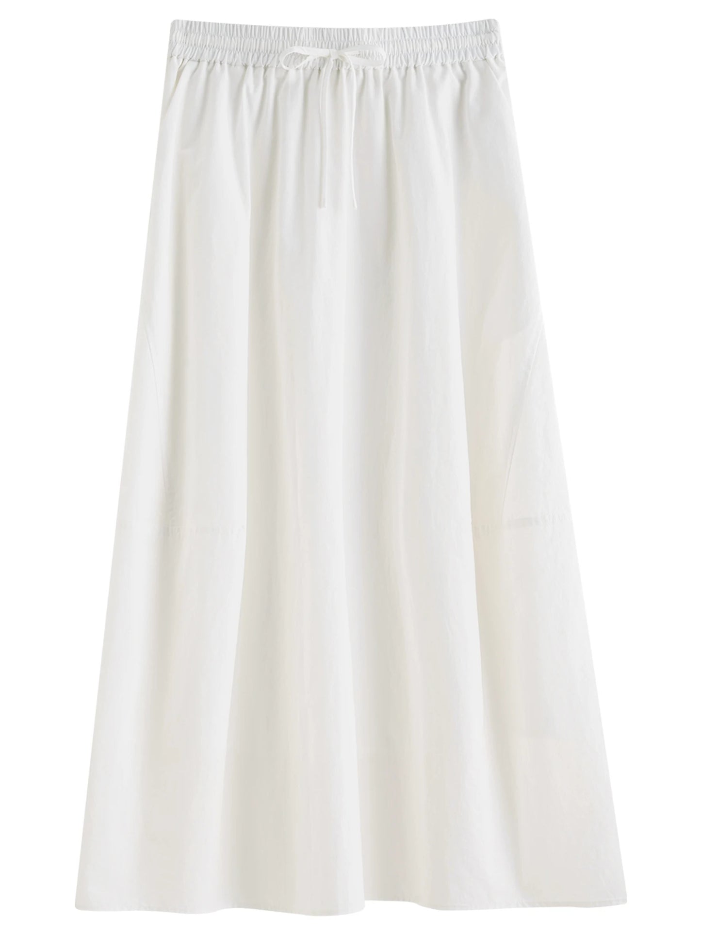 Striped Shawl and Sweater Skirt Set - Contrasting Knit Two-Piece