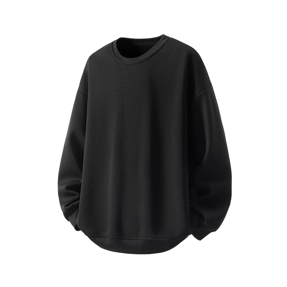 Men's Cotton O-Neck Sweatshirt - Long Sleeve Breathable Streetwear Top