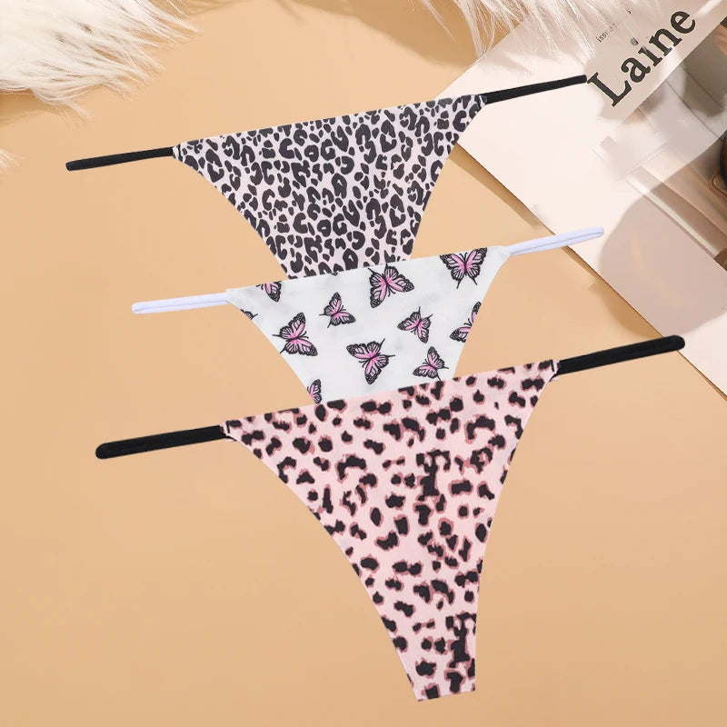 Women's Seamless Silk Thong 3-Pack