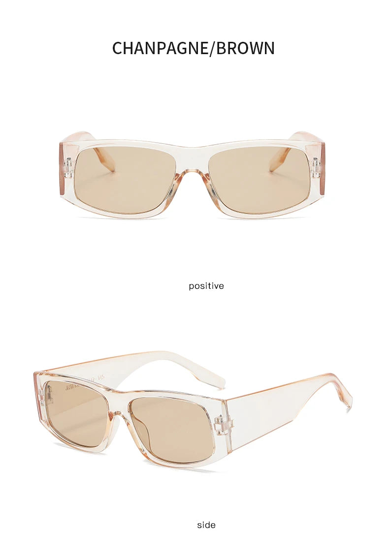 1/3pcs Women's Small Frame Square Small Rectangle Sunglasses