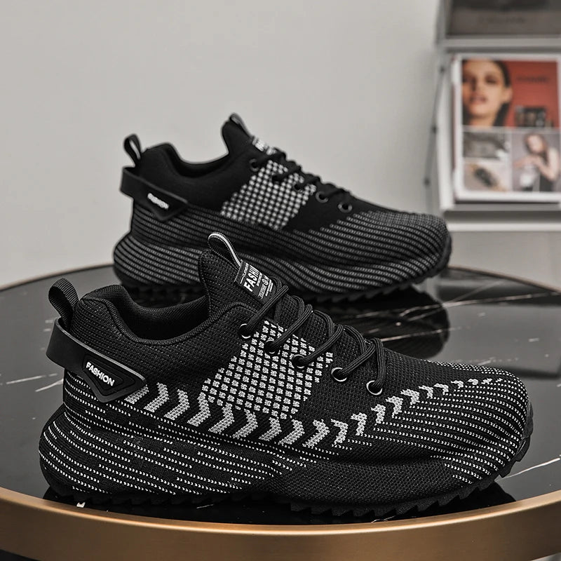 Men's Casual Platform Sports Shoes Breathable Sneakers