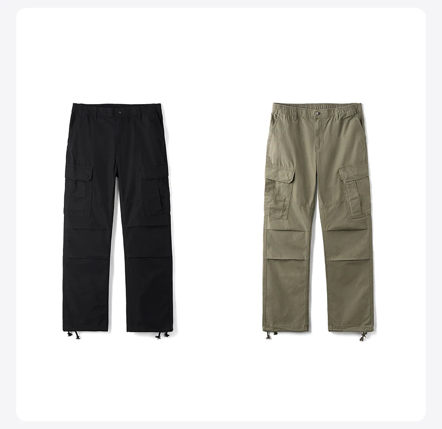 Men's Military Cargo Ripstop Lightweight Cotton Stretch Trousers