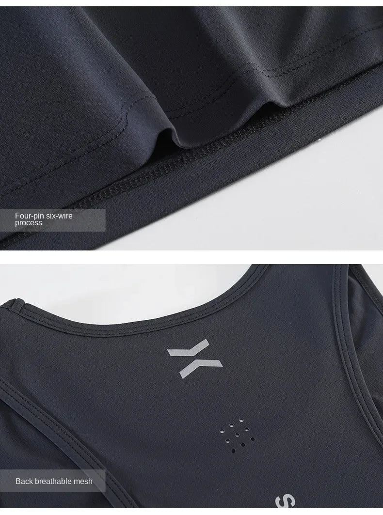Men's Summer Sleeveless Tank Top Sportswear Gym Sports Vest