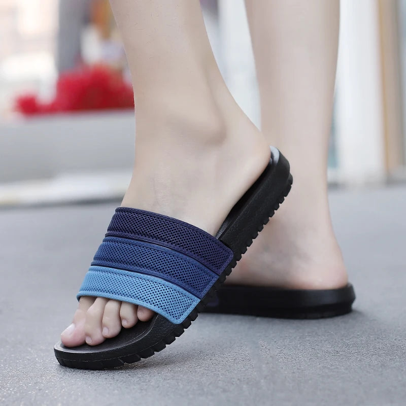Men's Summer Gradient Design Sandals Slippers