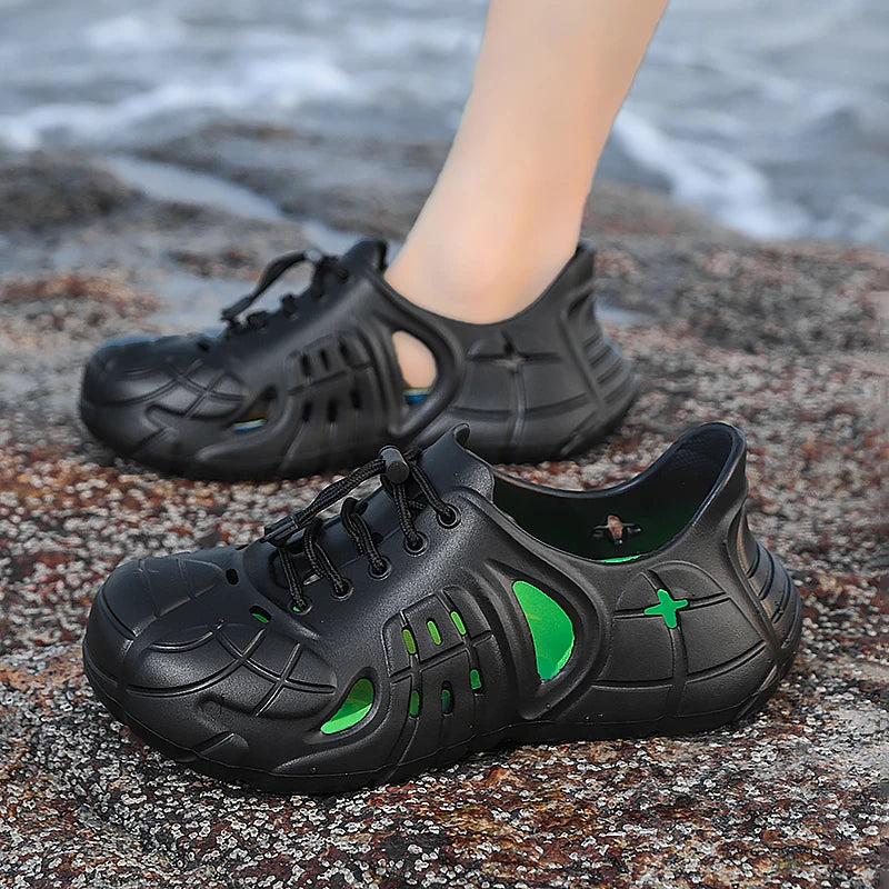 Men's Summer Platform Clogs - Outdoor Water Sandals & Beach Slides