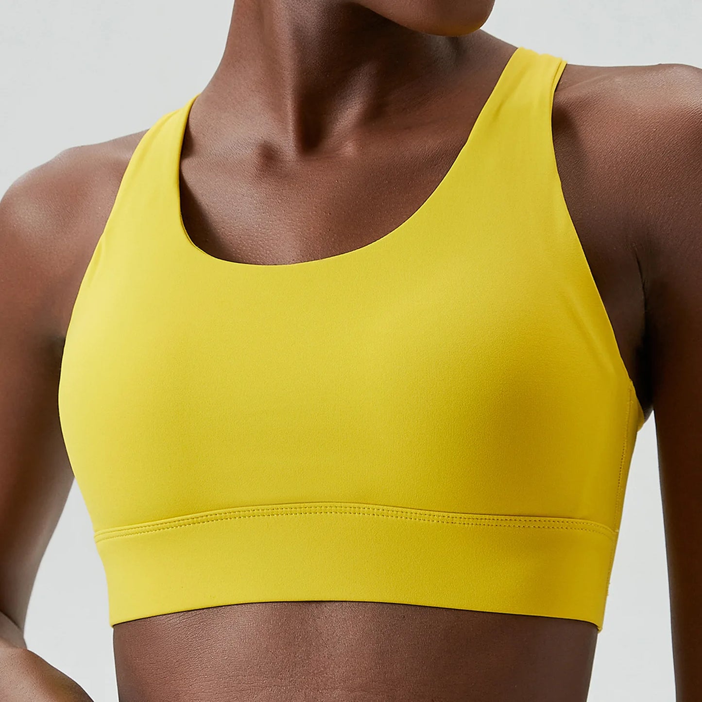 Women's High Impact Fitness Yoga Bra Buttery Soft Gym Running Breathable Quick Dry Sports Vest