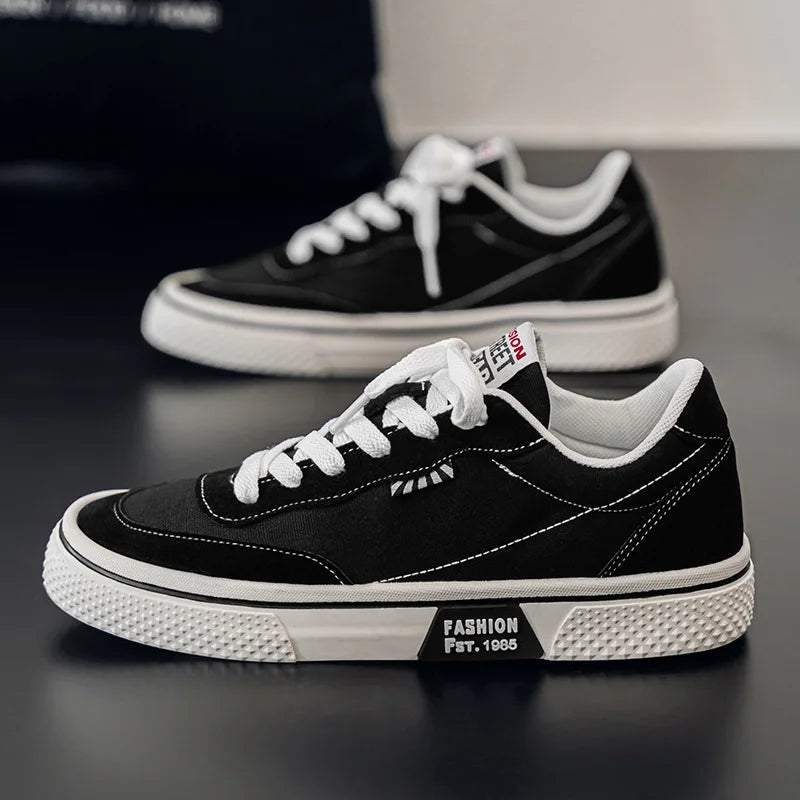 Canvas Skateboard Flat Shoes - Unisex Trainers Plus Size