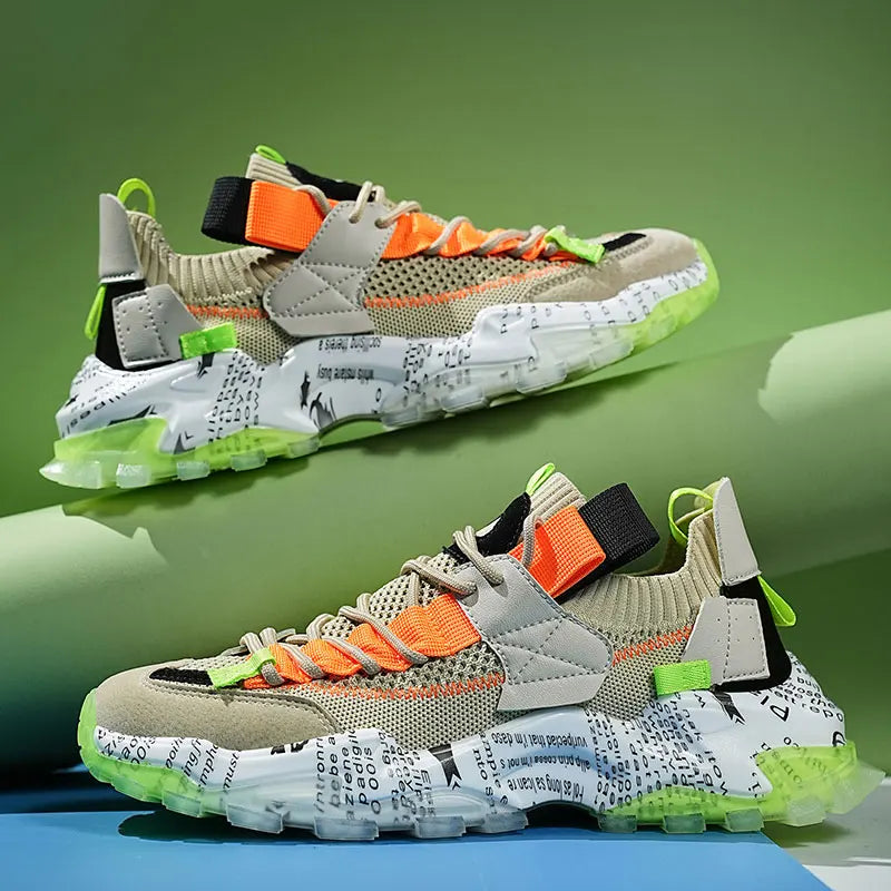 Men's Casual Sneakers | Chunky Sport Running Shoes | Non-slip Platform Shoes