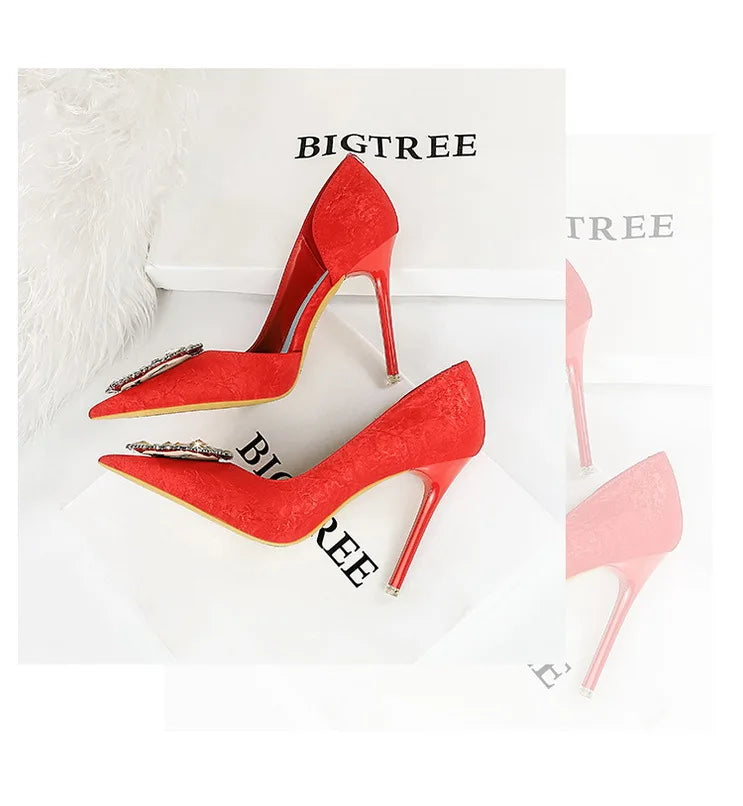 Women's  Rhinestone  Stilettos High Heels