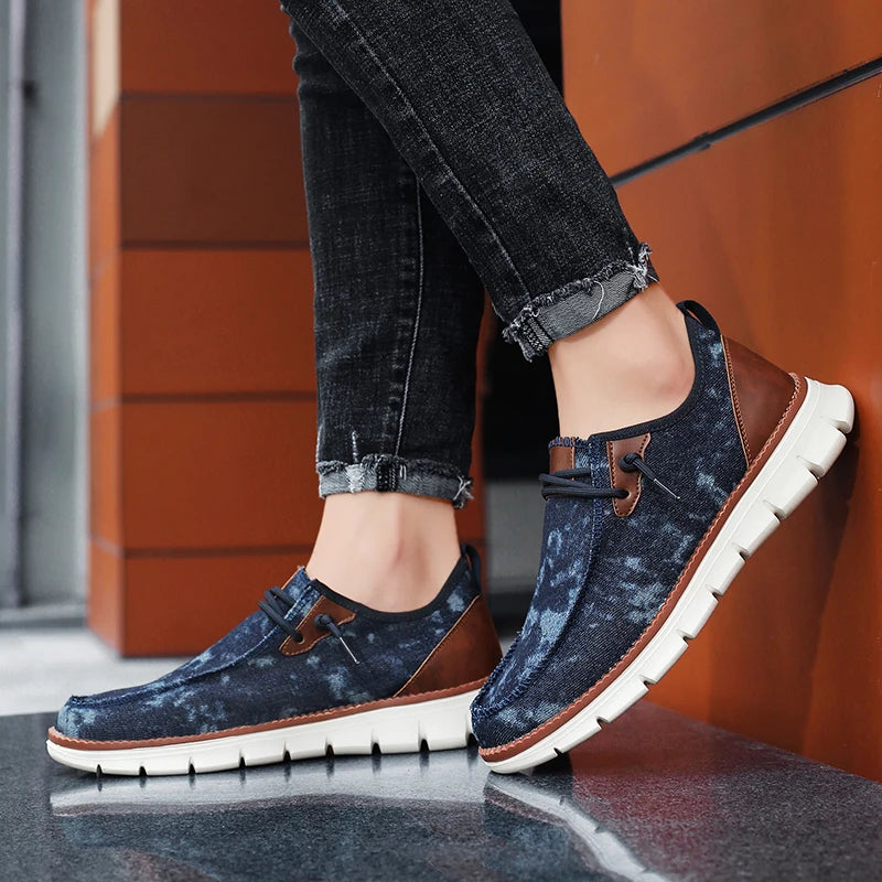 Men's Casual  Slip-on Canvas Flat Loafer Shoes