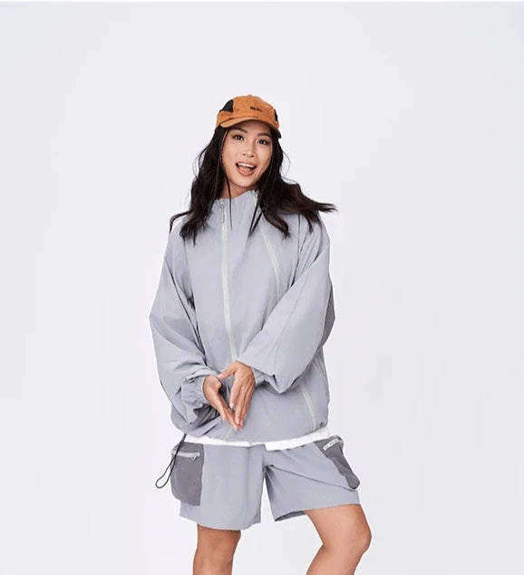 Men's Breathable Sports Jacket & Pants - Double Zipper Sunscreen