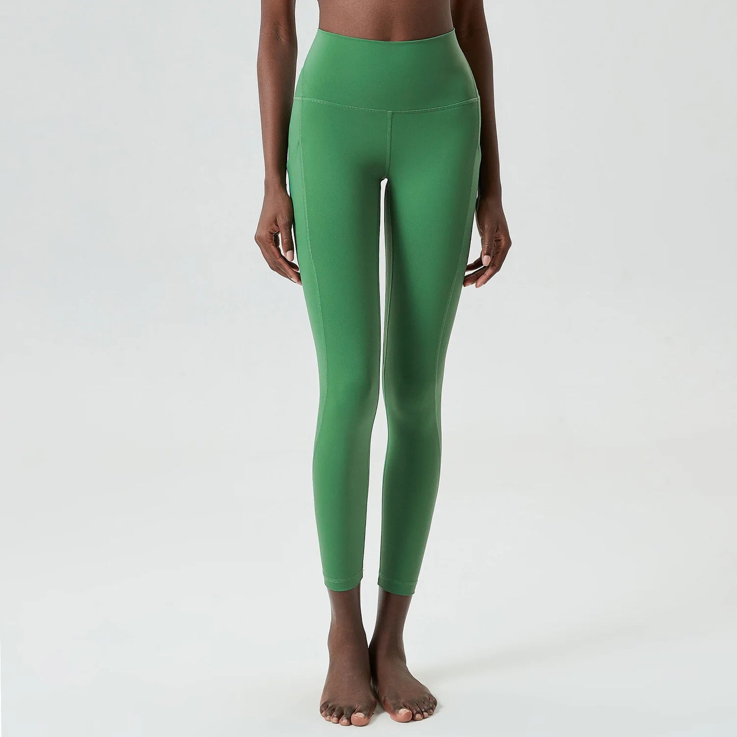 Women's High Waist Sports Leggings Buttery Soft Pocket Yoga Pants Slim Fit Stretchy Workout Running Tights Sportswear