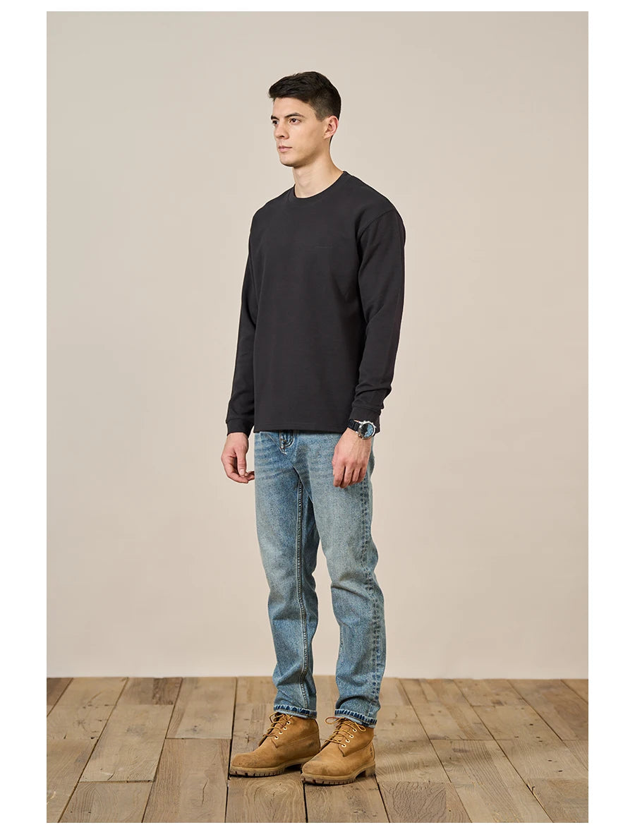 Men's  300gsm Comfortable Doubleside Sanded Fabric Sweatshirt