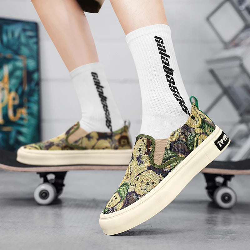 Men's Casual Slip-on Canvas Shoes