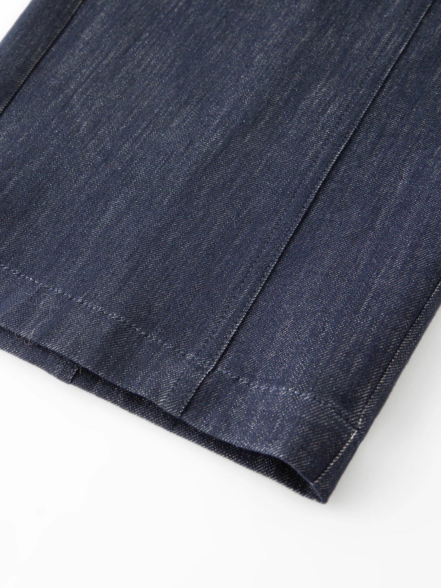 Vintage Wide Leg Jeans - High Waist Stretch Denim with Arc Hem