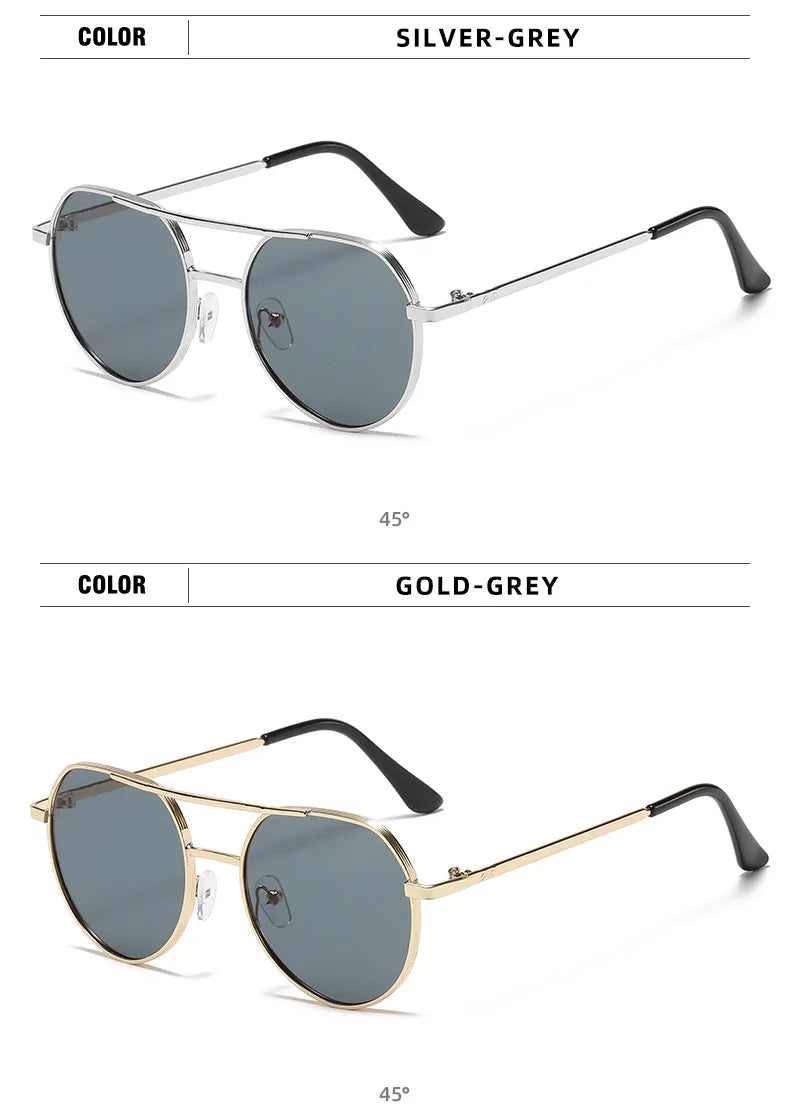 Unisex Metal Sunglasses UV400