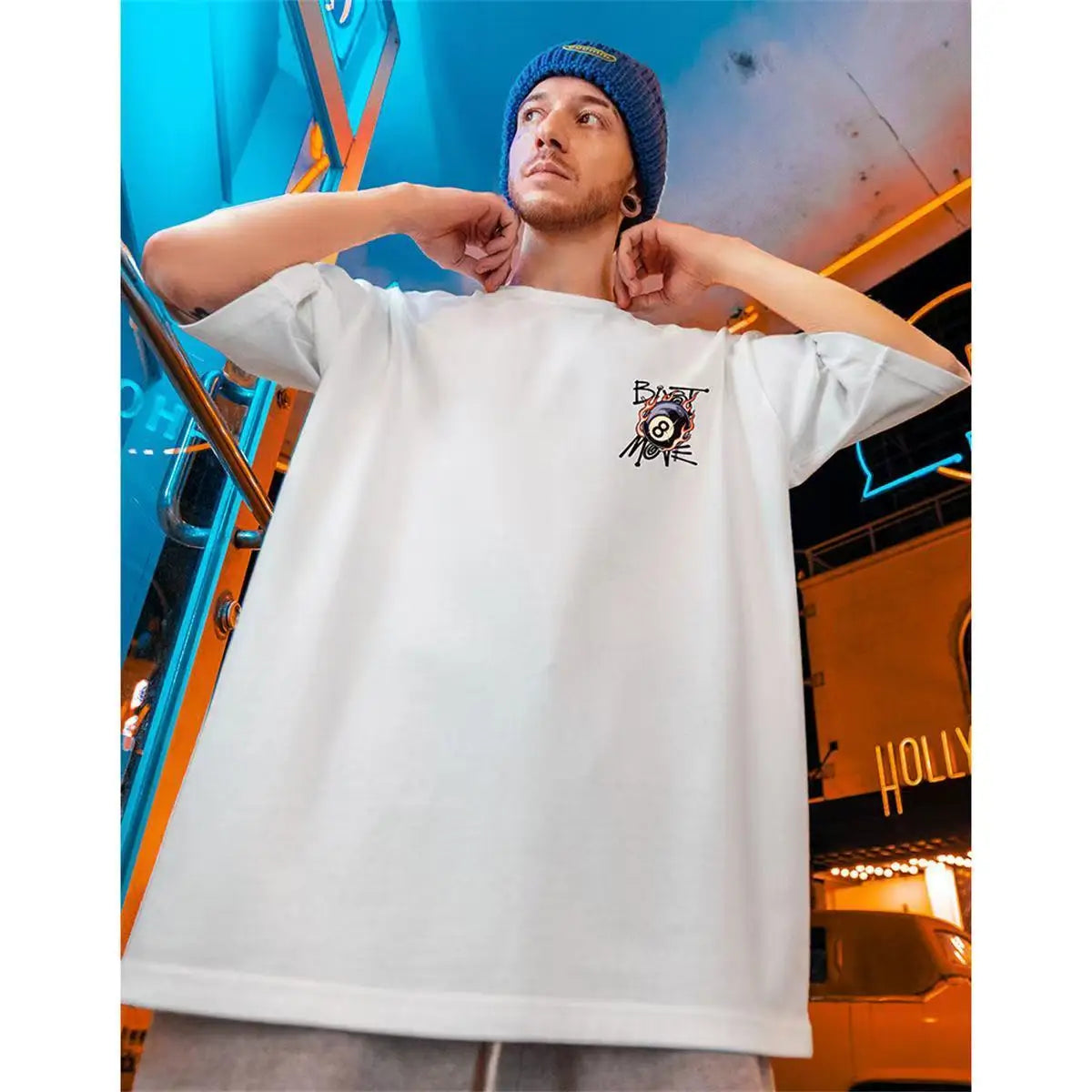 Men's American Short Sleeve Cotton T-Shirt