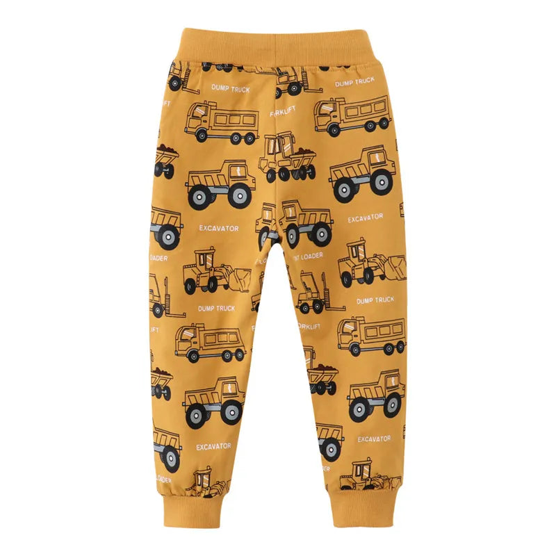 2-7T Boys  Cartoon Print Joggers Trousers