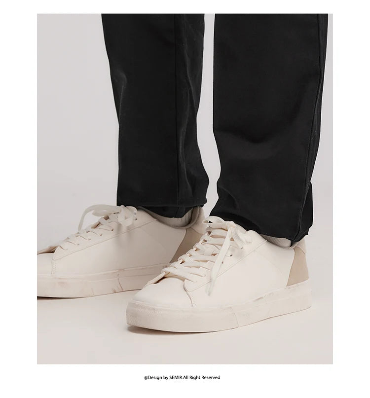 Men's Casual Pants - Minimalist Style Long Trousers for Daily Commuting