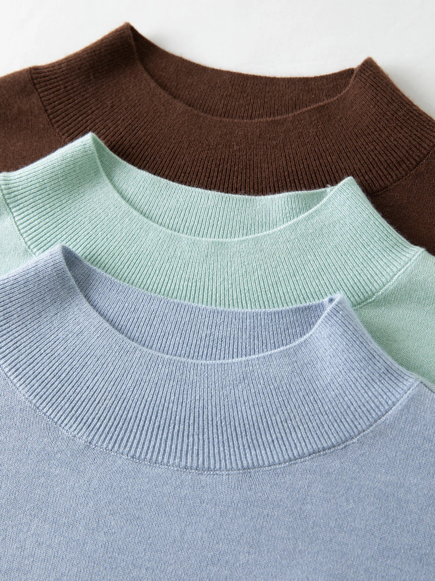 Soft Warm Cloud Shirt High-Collar Embroidered Lettering Long Sleeve Base Layer