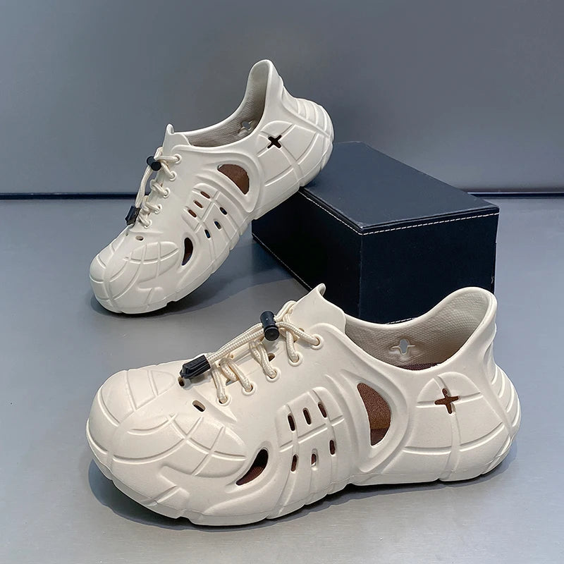 Men's Summer Platform Clogs - Outdoor Water Sandals & Beach Slides