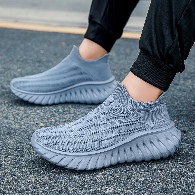 Platform Slip-On Sneakers - Comfortable Tennis Trainers