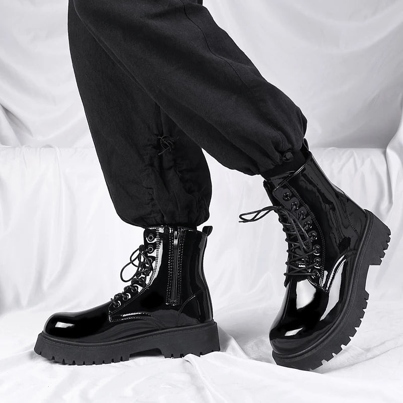 Men's Platform Genuine Leather Boots