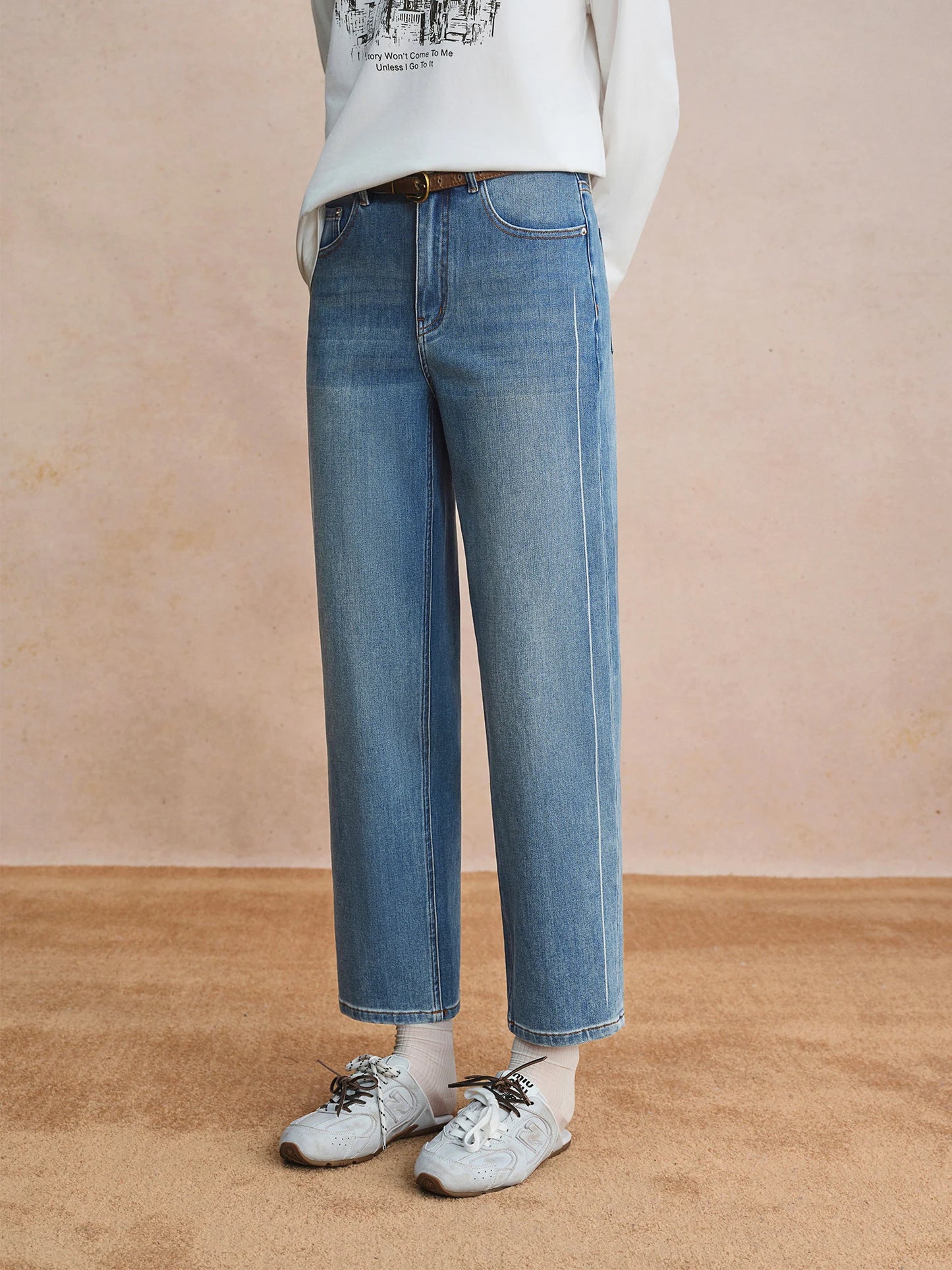 Women's Stretchy Straight Leg Flared Jeans