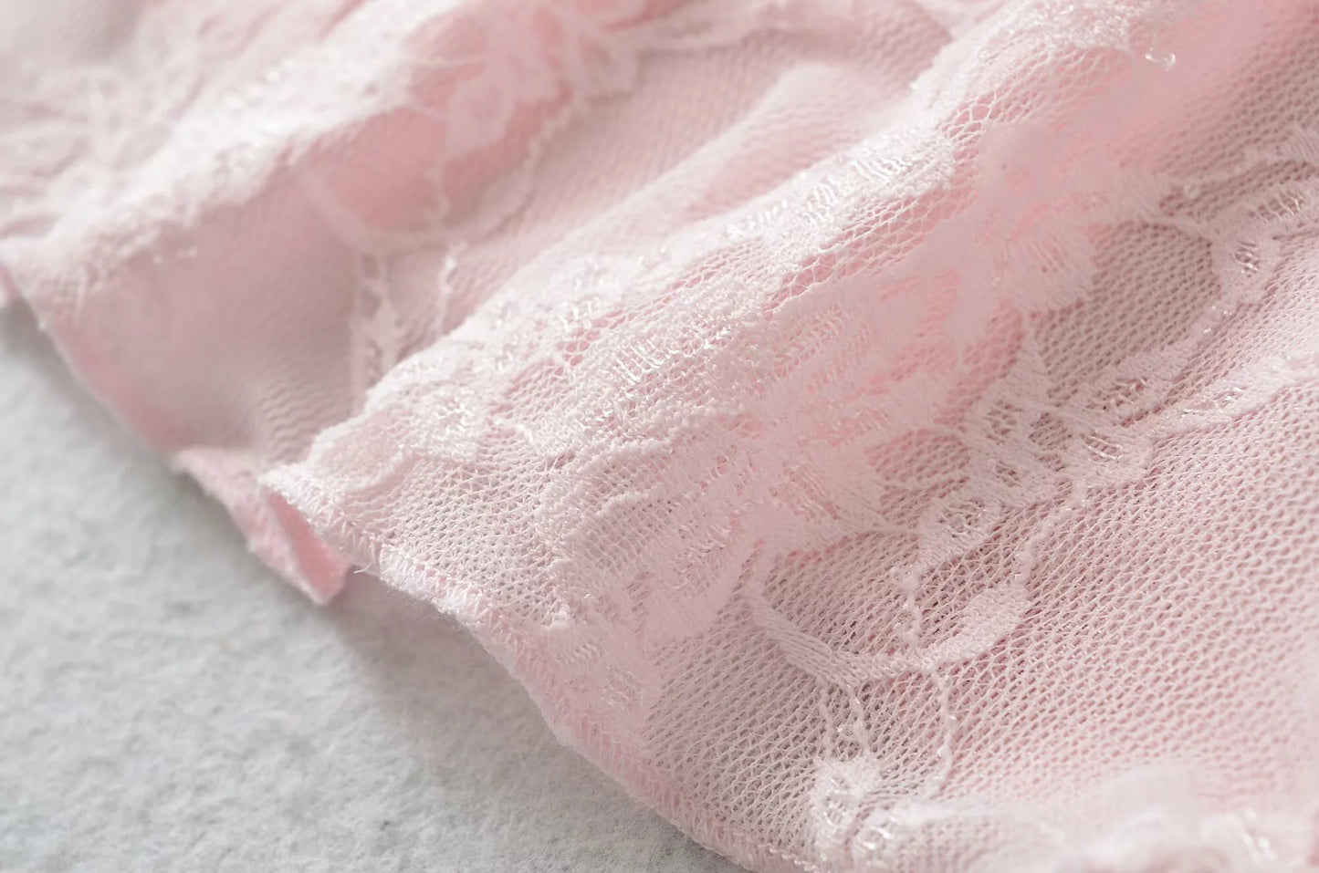 Women's Off Shoulder Lace T-Shirt with Square Neckline