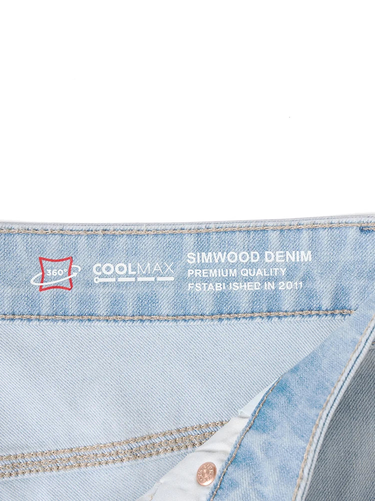 9.3oz Coolmax Lightweight Men's Washed Vintage Breathable Denim Jeans