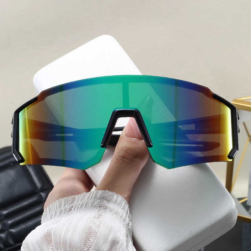3 Pack Classic Outdoor Sport Sunglasses - Large Frame Unisex Integrated Goggles