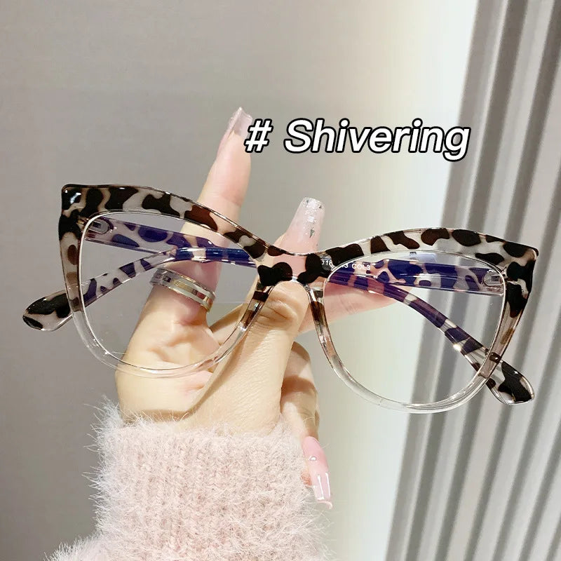 Fashion Cat Eye Glasses - Women's Anti Blue Light Computer Eyewear