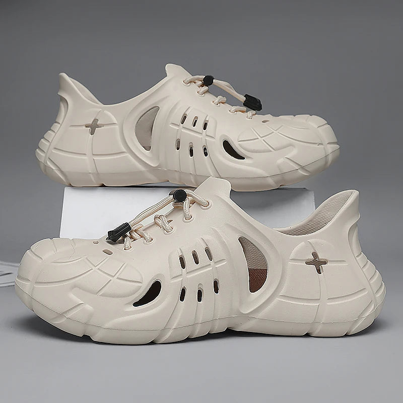 Men's Summer Platform Clogs - Outdoor Water Sandals & Beach Slides