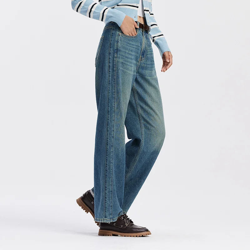 Women's Split Wide Leg Slim Fit Autumn Long Pants