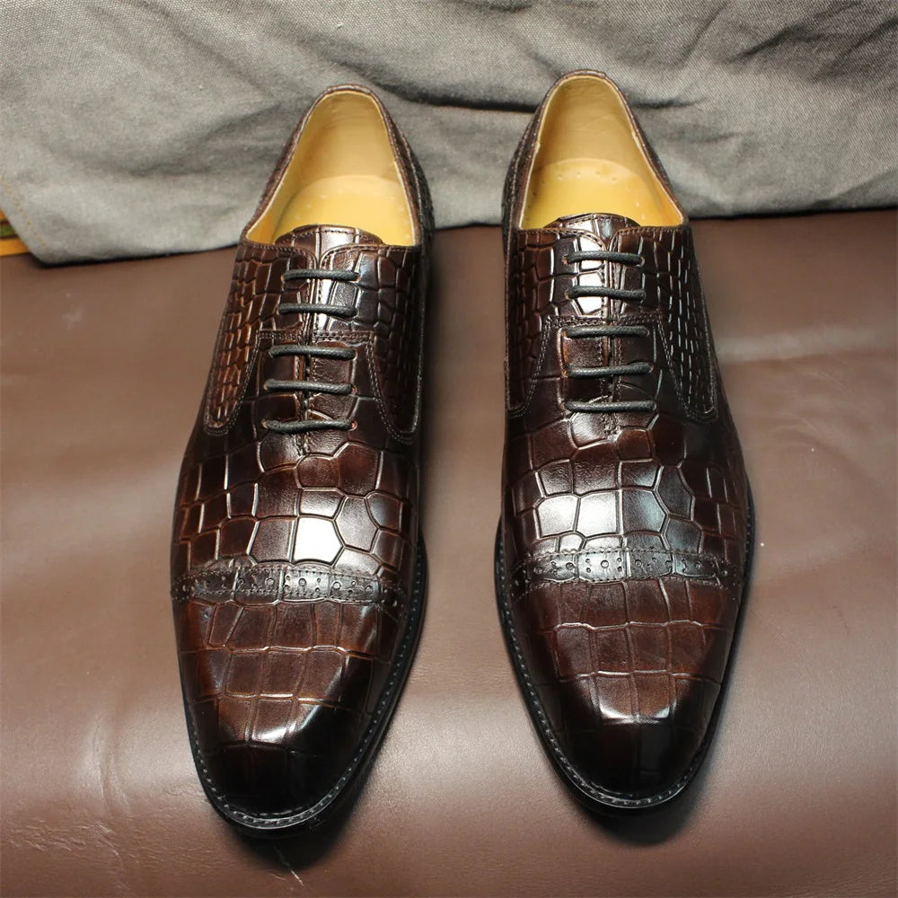 Double Buckle Monk Strap Leather Dress Shoes