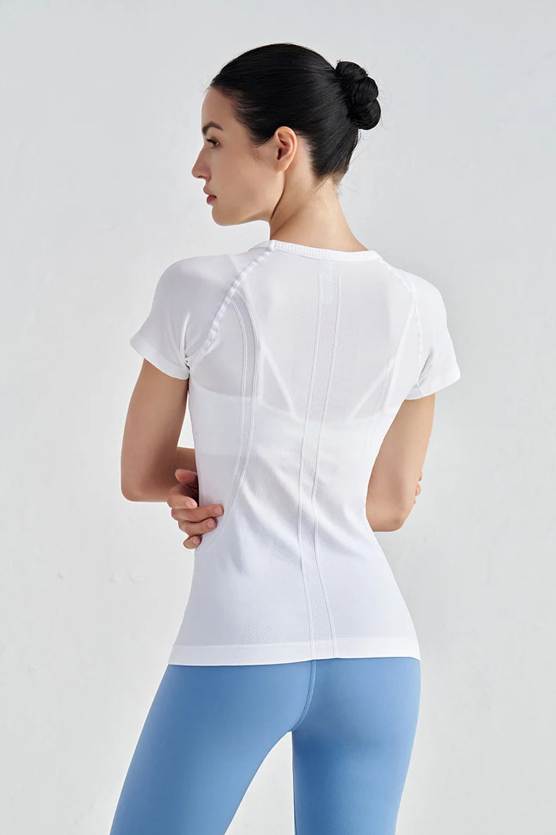 Seamless Short Sleeve Fitness Top