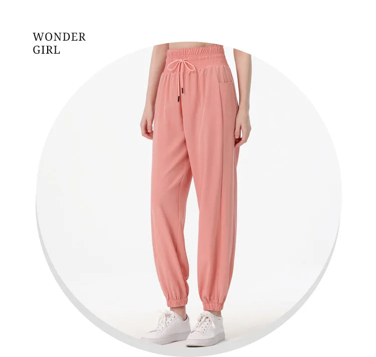 Women's High Waist Jogger Running Pants