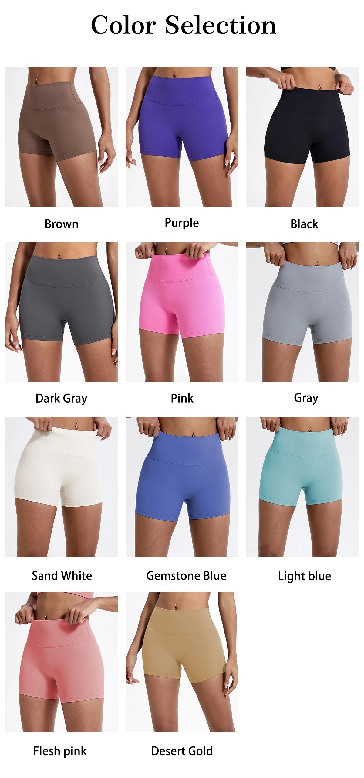 Women's Running Sports Buttock Lift Gym Leggings Cycling Slim Fit Workout High Waist Yoga Shorts