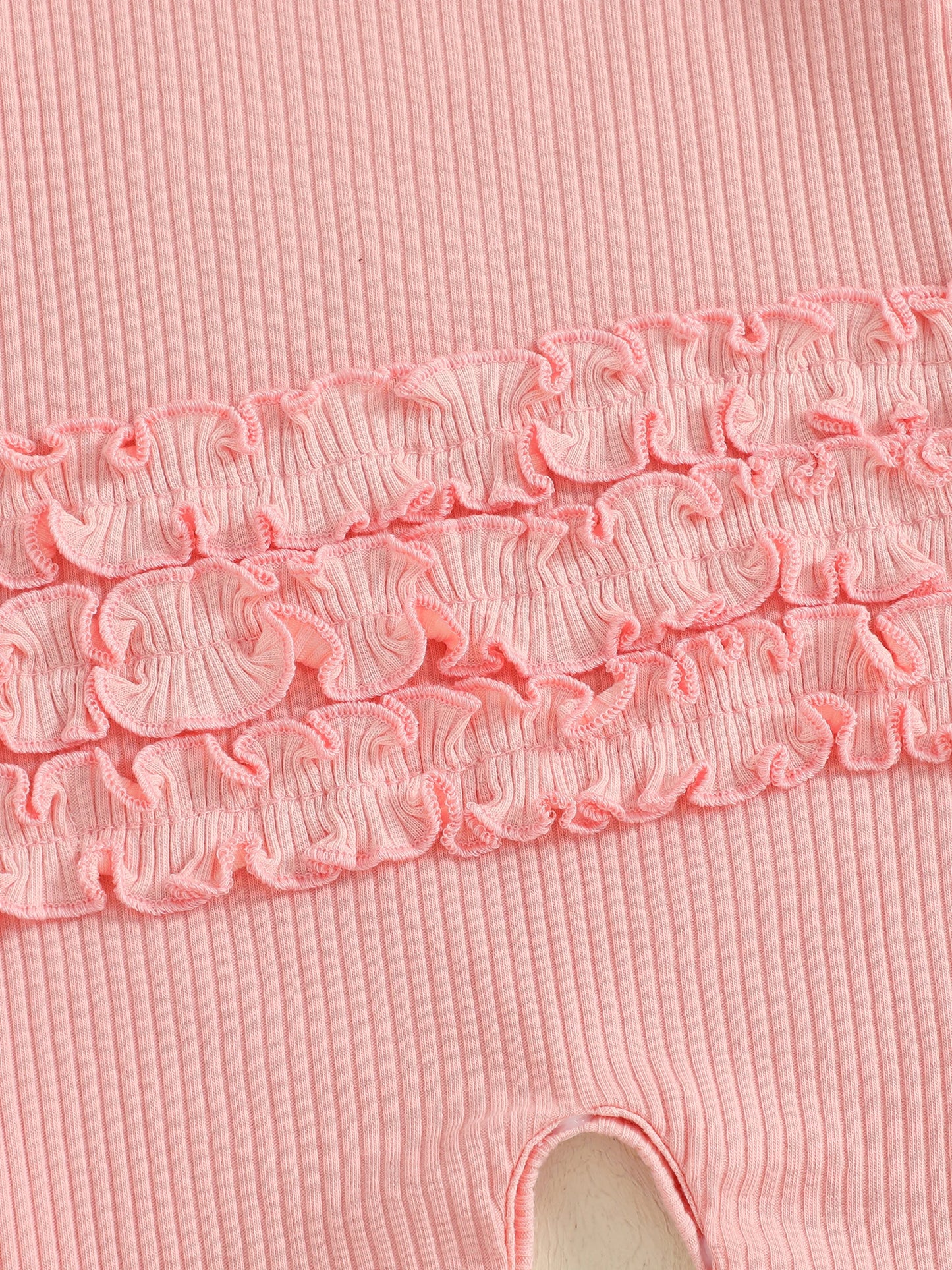 Baby Christmas Romper - Letter Hat Print Long Sleeve Jumpsuit with Headband (0-18M)