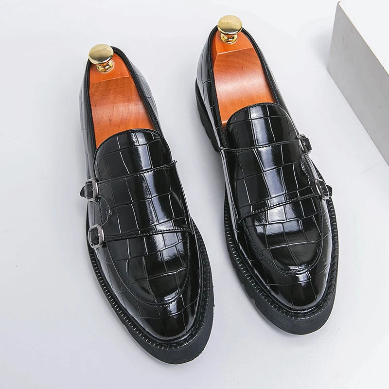 Men's Loafers Thick Sole Shoes