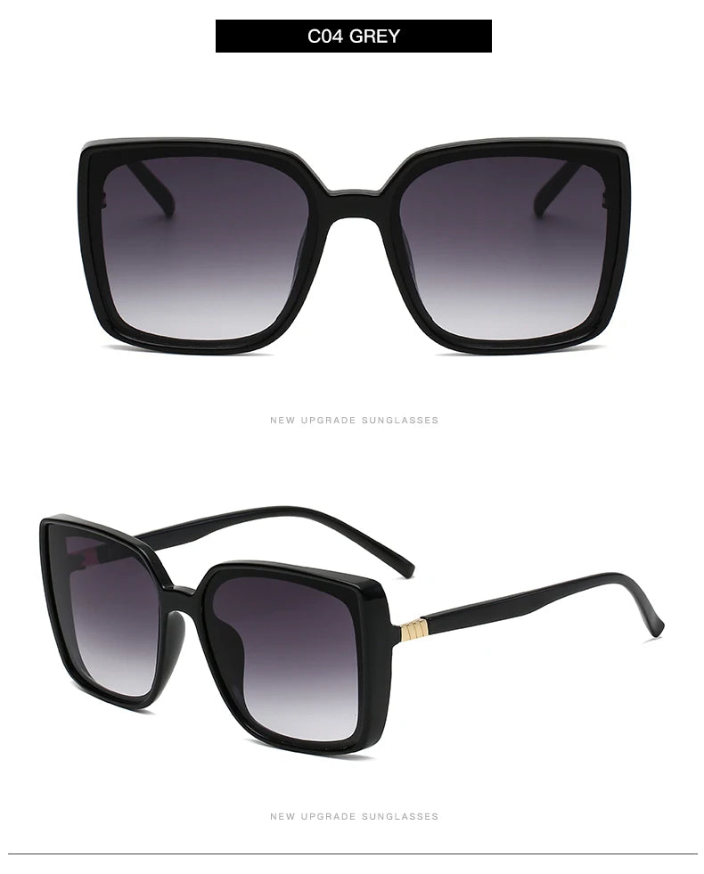 Y2K Vintage Square Sunglasses - 3 Pack Retro Driving UV400 Unisex Eyewear