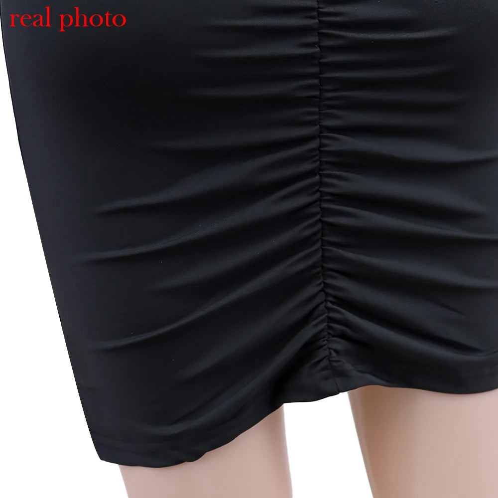 Women's Bodycon Mini Dress Long Sleeve Ruched Back Party Clubwear