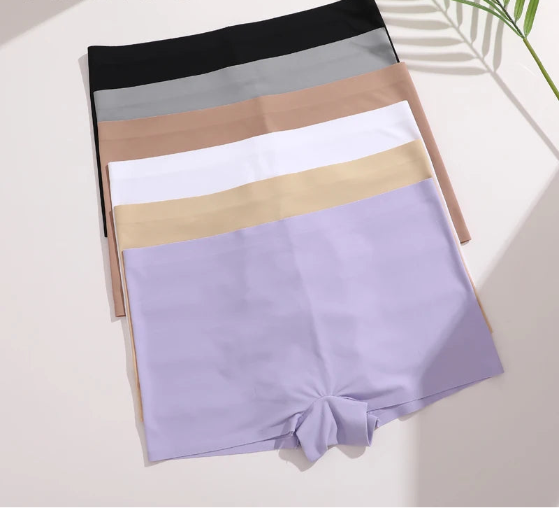 Women's Seamless Stretch Bodyshorts Low-Waist Breathable Underwear Comfortable Lingerie