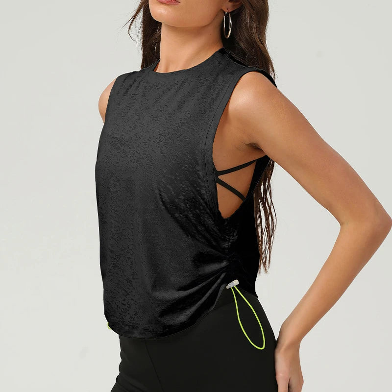 Women's Sleeveless Yoga Top - Breathable Quick Dry Workout Vest