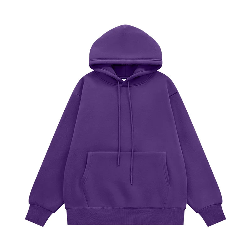 Unisex 350G Fleece  Velvet Warm Hoodie