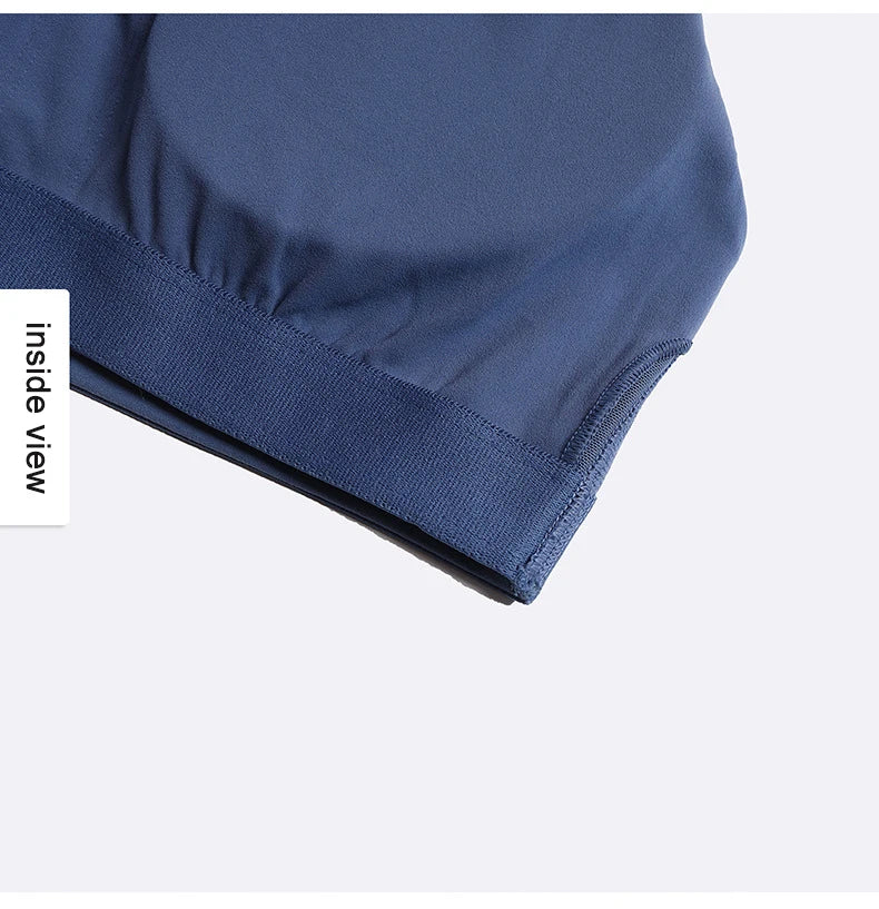 Nylon Spandex Yoga Bra Top - Removable Pads & Adjustable Straps