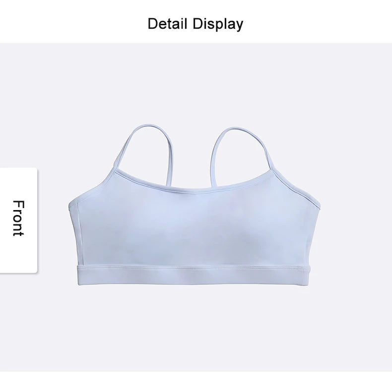 Kitten Ears Yoga Bra Top - Removable Pads & Adjustable Straps