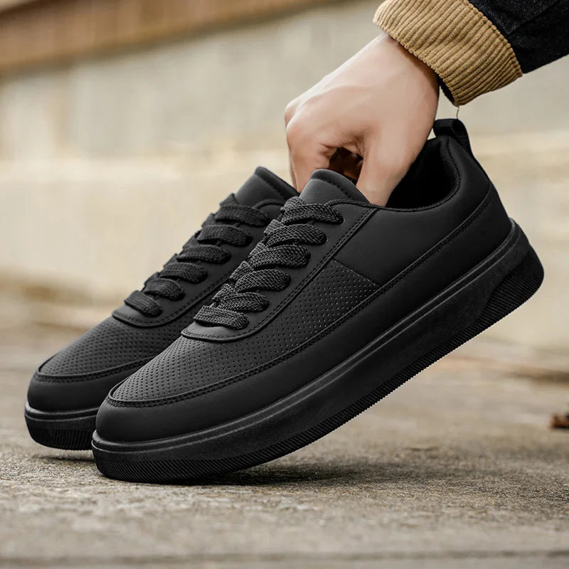 Men's Platform Casual Sneakers - Breathable Skateboard Running Shoes