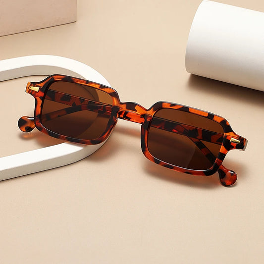 Classic Rectangle Sunglasses - UV400 Protection Vintage Style Eyewear
